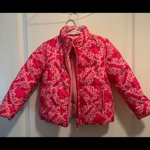 Lilly Pulitzer reversible down jacket
